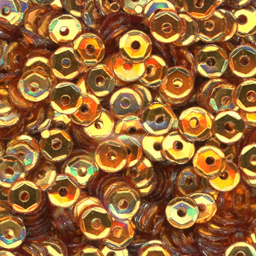 4mm Slightly Cupped Metallic Aztec Gold 100 Grams