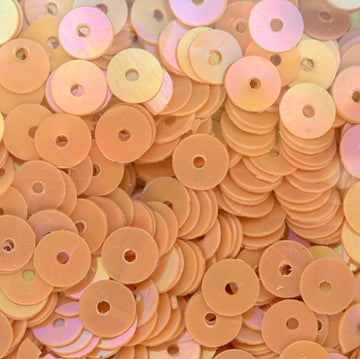 5mm Flat Opaque Iridescent Light Coral