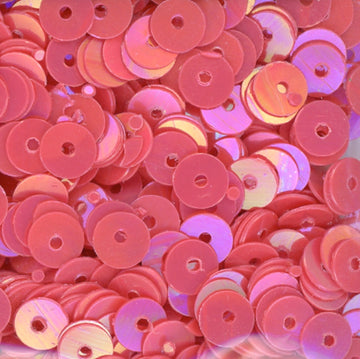 5mm Flat Opaque Iridescent Watermelon