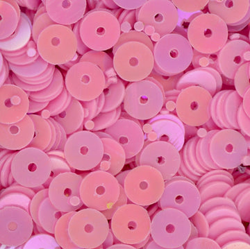 5mm Flat Opaque Iridescent Dark Pink