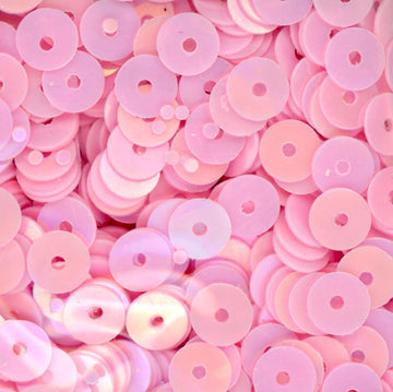 5mm Flat Opaque Iridescent Pink