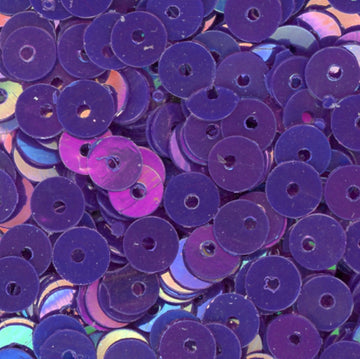 5mm Flat Opaque Iridescent Dark Purple 100 Grams
