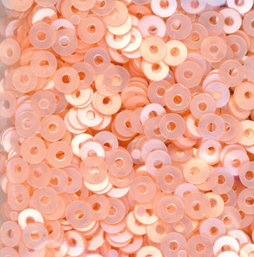 3mm Flat Satin Peach Melba