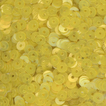 3mm Flat Satin Lemon Yellow 100 Grams