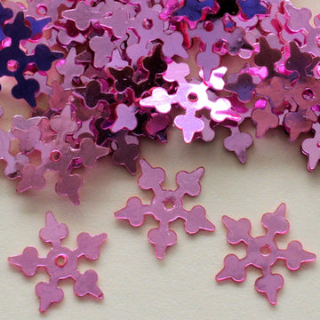 10mm Metallic Starflake Pink