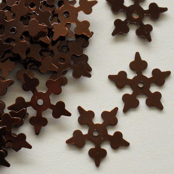10mm Metallic Starflake Coffee