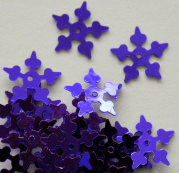 10mm Metallic Starflake Grape