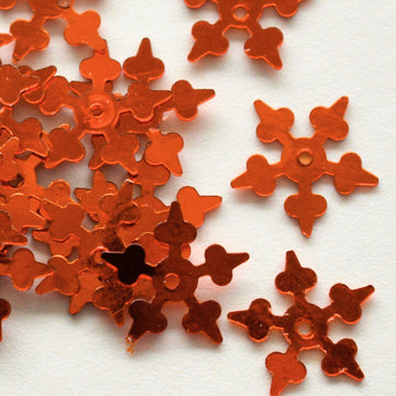 10mm Metallic Starflake Orange