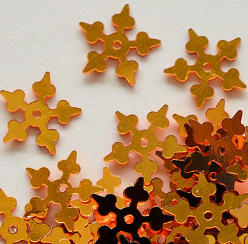 10mm Metallic Starflake Aztec Gold