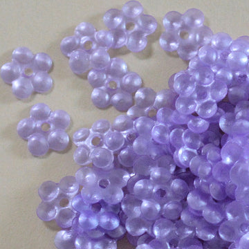 5mm Satin Flower Light Purple