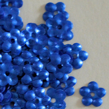 5mm Satin Flower Blue 100 grams
