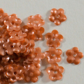 5mm Satin Flower Coral 100 grams