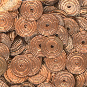 8mm Circle Satin Copper
