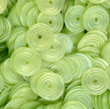 8mm Circle Satin Light Chartreuse 100 grams