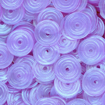 8mm Circle Satin Light Purple 100 grams