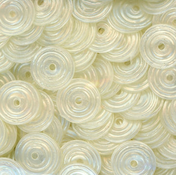 8mm Circle Satin Pearl 50 grams