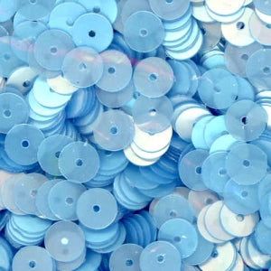 6mm Flat Satin Light Powder Blue 100 Grams