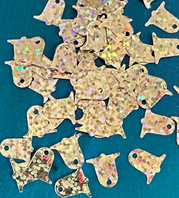 10mm Bell Hologram Gold
