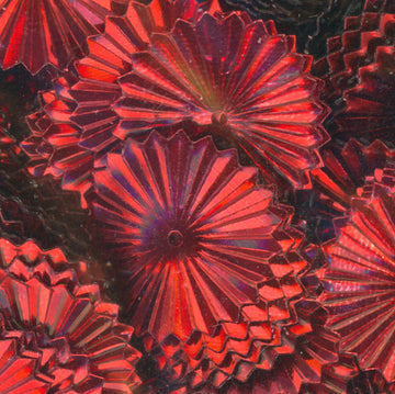 16mm Metallic Sunburst Red