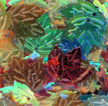22mm Maple Leaf Iridescent Mix 500 count