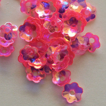 6mm Cupped Flower Crystal Iris Primrose 100 Grams