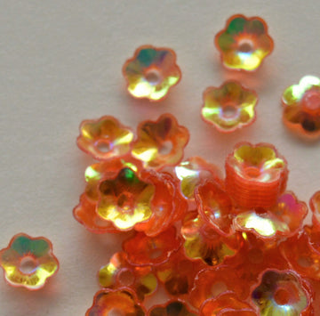 6mm Cupped Flower Crystal Iris Phoenix 100 Grams
