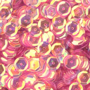 10mm Slightly Cupped Crystal Iris Bubblegum 100 grams