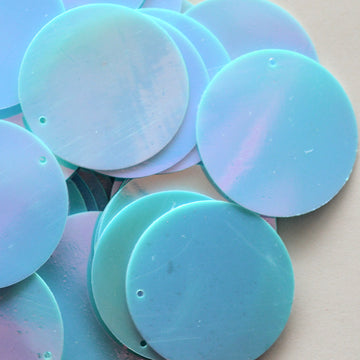 30mm Paillette Crystal Opaque Oceanside