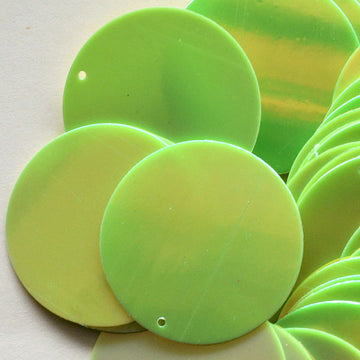 30mm Paillette Crystal Opaque Groovy Green