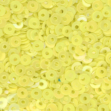 3mm Flat Opaque Iridescent Lt Lemon Yellow