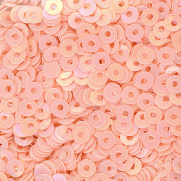 3mm Flat Opaque Iridescent Pale Peach