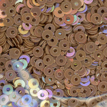 3mm Flat Opaque Iridescent Brown