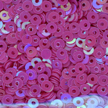 3mm Flat Opaque Iridescent Dark Pink Orchid
