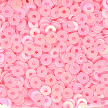 3mm Flat Opaque Iridescent Pink