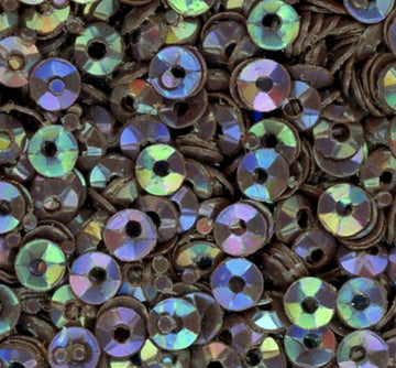 3mm Fully Cupped Opaque Iridescent Dark Chocolate