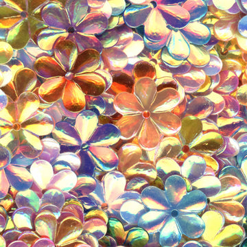 15mm Flower Crystal Opaque Mix 1000 count