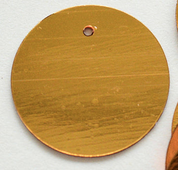 30mm Paillette Metallic Antique Gold 50 grams