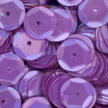 8mm Slightly Cupped Satin Orchid