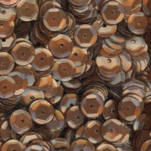 8mm Slightly Cupped Satin Mocha