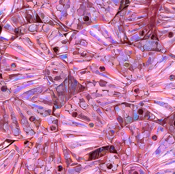 12mm Shell Hologram Pink