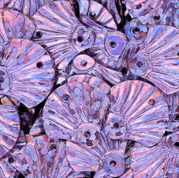 12mm Shell Hologram Lilac