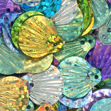 12mm Shell Hologram Mix 100 Grams