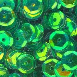 6mm Slightly Cupped Crystal Iris Seaspray 100 Grams