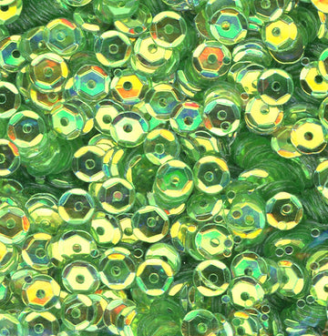 5mm Slightly Cupped Crystal Iris Mystic Meadow 100 grams
