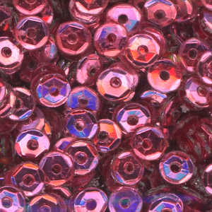 4mm Slightly Cupped Metallic Antique Rose
