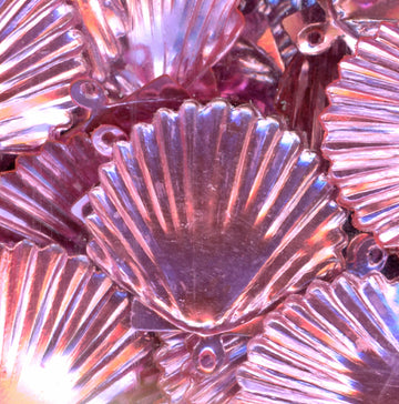 22mm Shell Metallic Pink