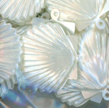 22mm Shell Satin White 50 Grams