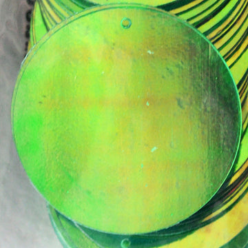 30mm Paillette Crystal Iris Sour Apple 500 Count