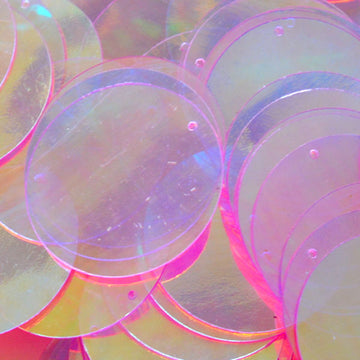 30mm Paillette Crystal Iris Bubblegum