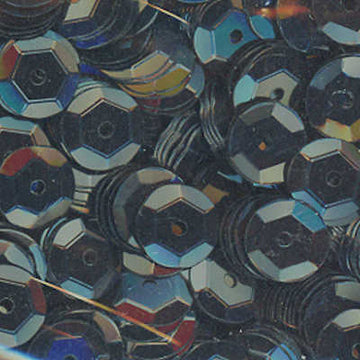 10mm Slightly Cupped Black Glossy (no iridescence)